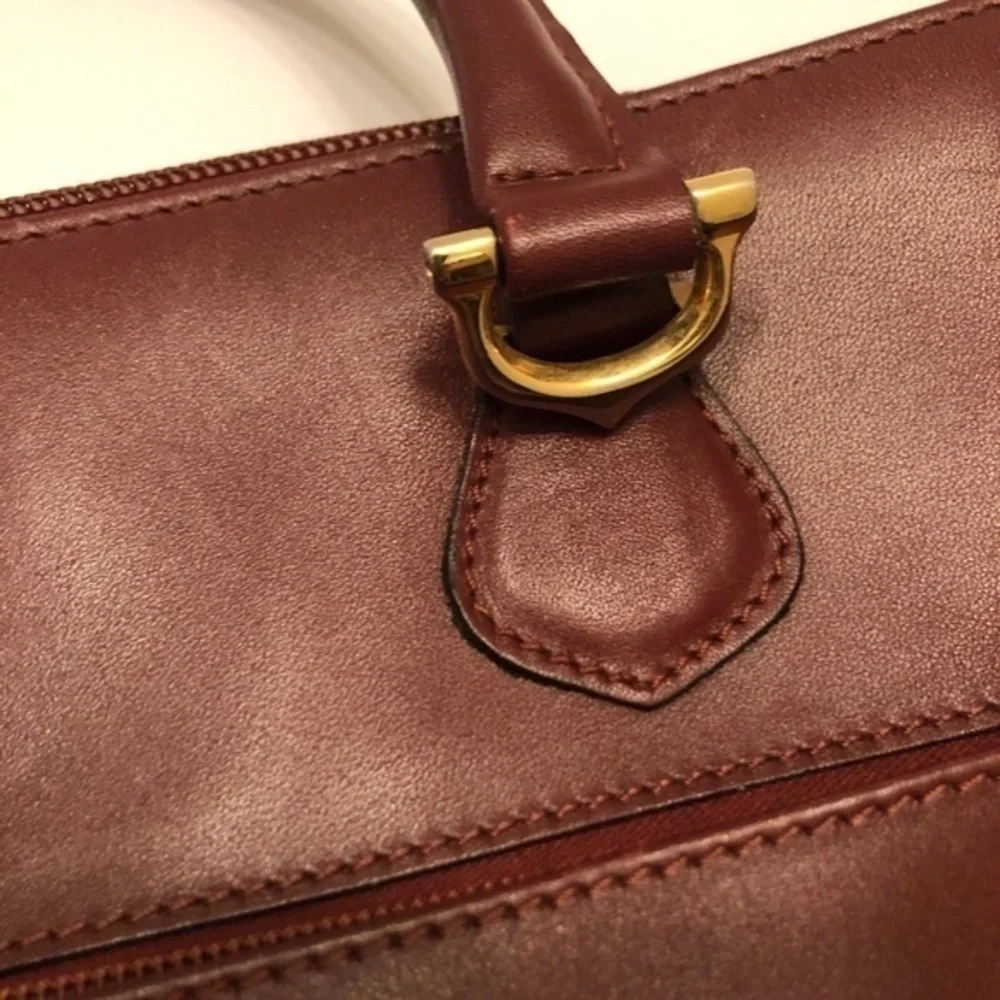 Cartier authentic leather briefcase